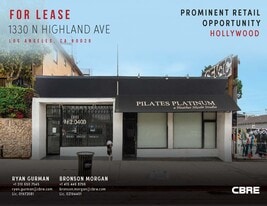 1330 N Highland Ave, Los Angeles CA - Commercial Real Estate