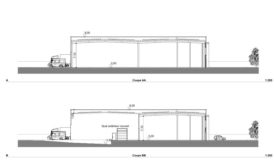 Industrial in Elven for sale - Floor Plan - Image 3 of 4