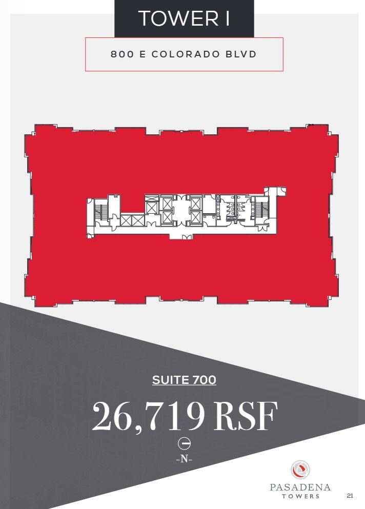 800 E Colorado Blvd, Pasadena, CA for lease Floor Plan- Image 1 of 1