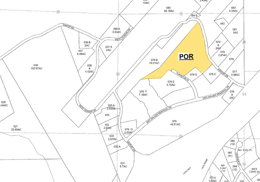 250 Turner Blvd, Ball Ground, GA for lease - Plat Map - Image 2 of 7