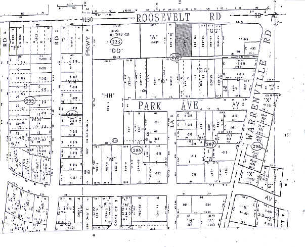 520 W Roosevelt Rd, Wheaton, IL for sale Plat Map- Image 1 of 1