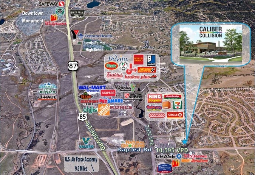 960 Baptist Rd, Monument, CO for sale - Aerial - Image 1 of 1