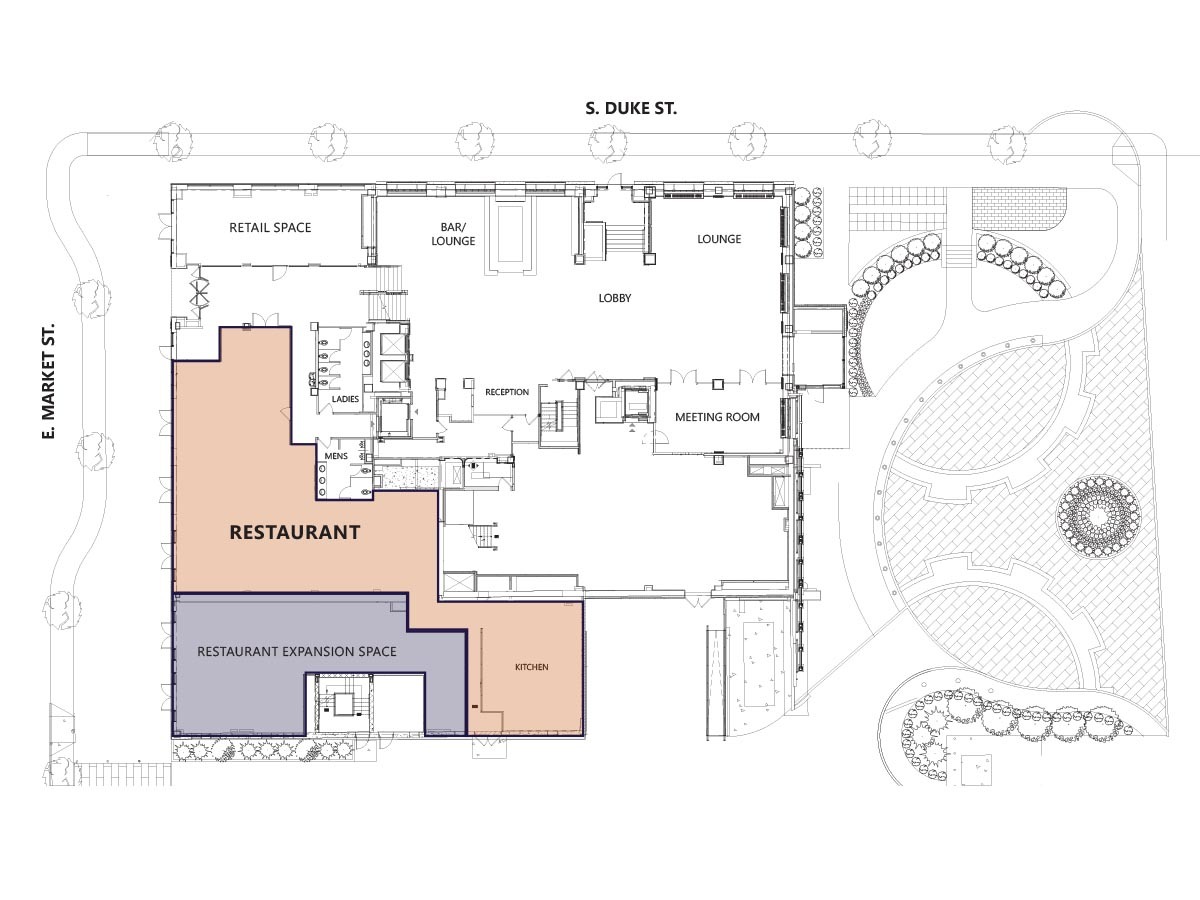 48 E Market St, York, PA for lease Floor Plan- Image 1 of 2