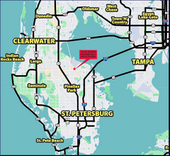 4015 Ulmerton Rd, Clearwater, FL - aerial  map view