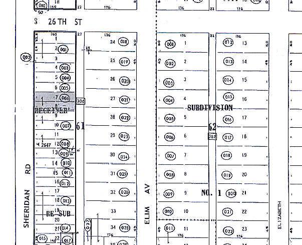 2629 Sheridan Rd, Zion, IL for lease - Plat Map - Image 3 of 5