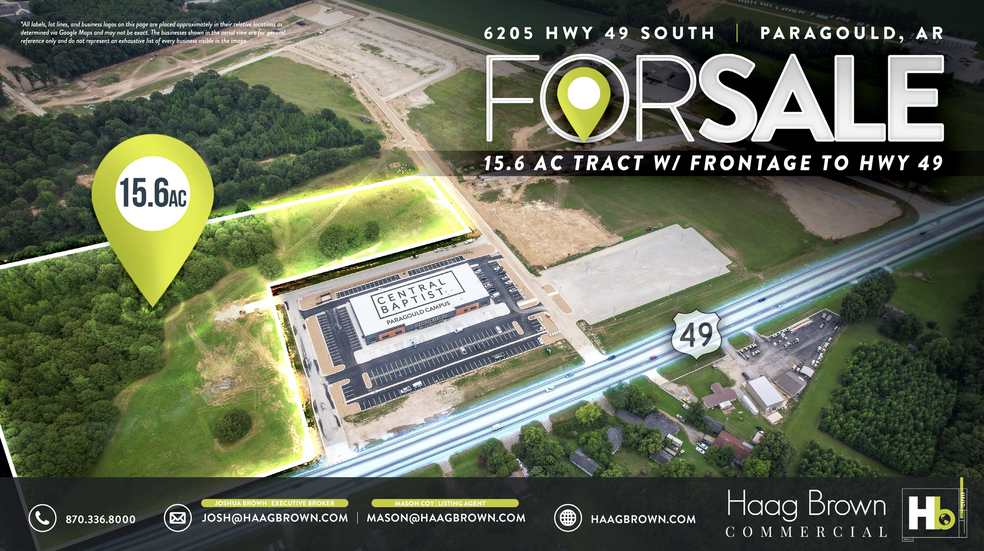 6205 Hwy 49 S, Paragould, AR for sale - Aerial - Image 1 of 5