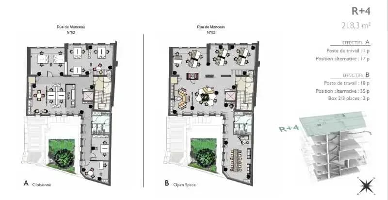 52 Rue De Monceau, Paris for lease Floor Plan- Image 1 of 4