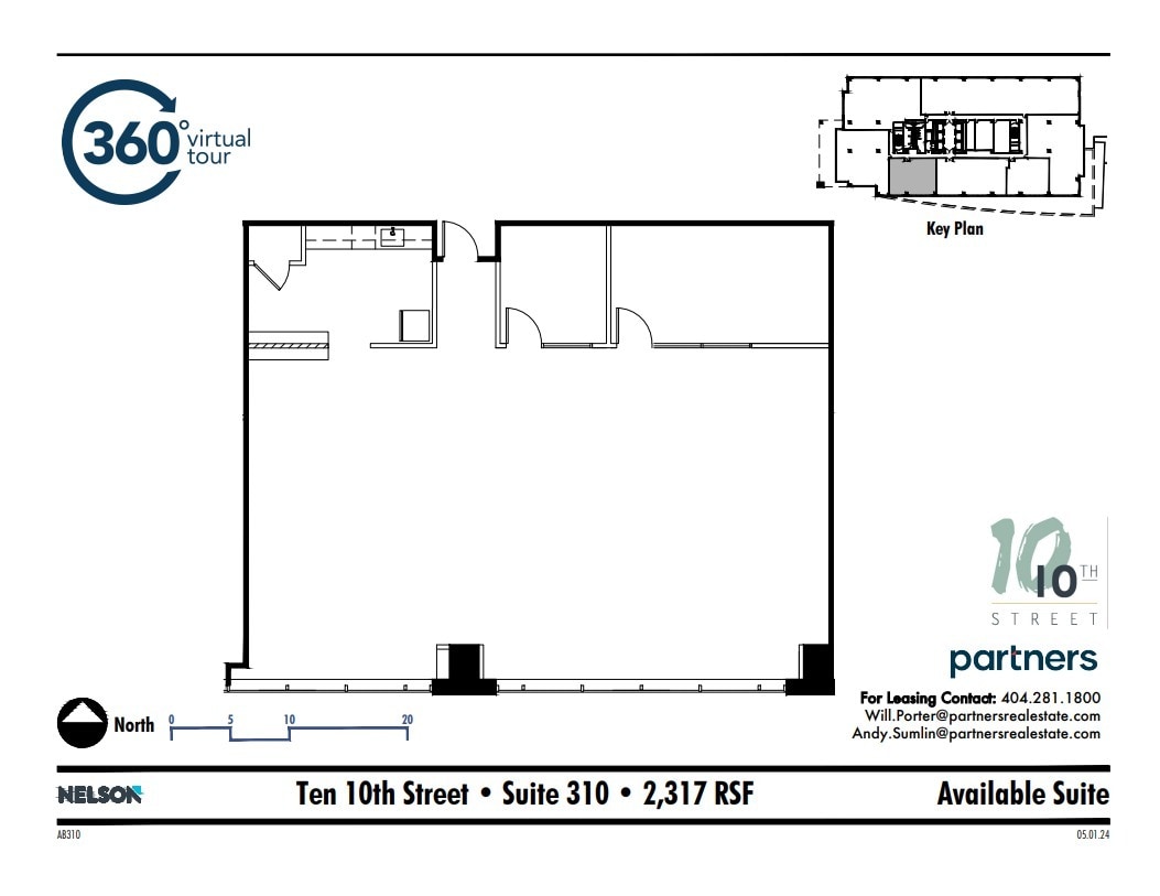 10 10th St, Atlanta, GA for lease Floor Plan- Image 1 of 1