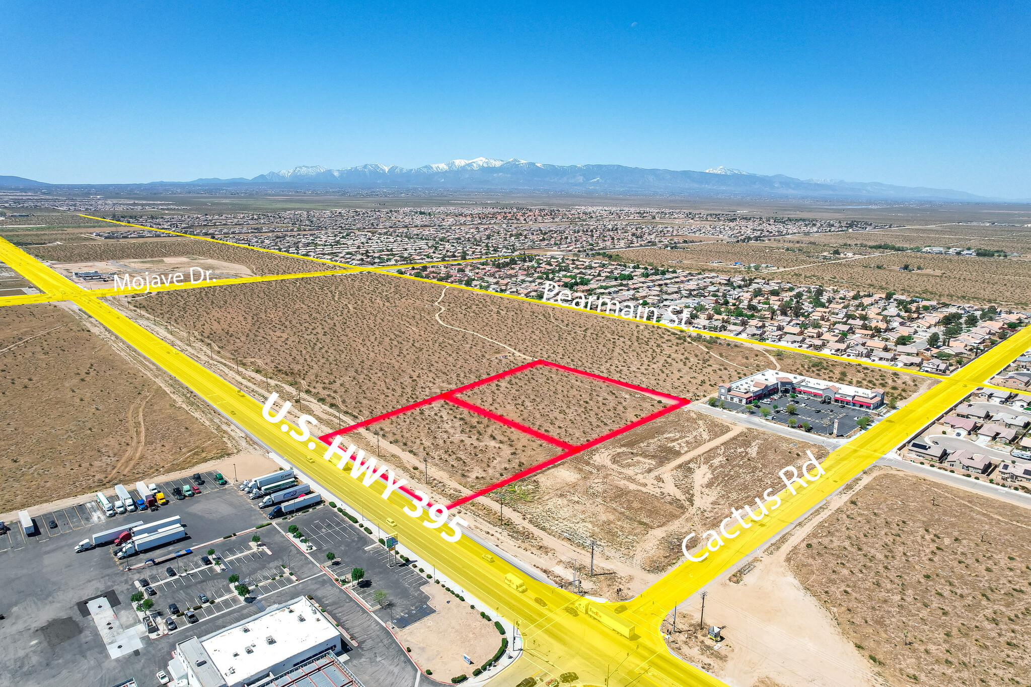 00000 U.S. 395 Hwy, Adelanto, CA for sale Aerial- Image 1 of 9