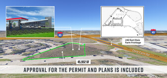 Land With Approval for Permit for Gas Station - Convenience Store