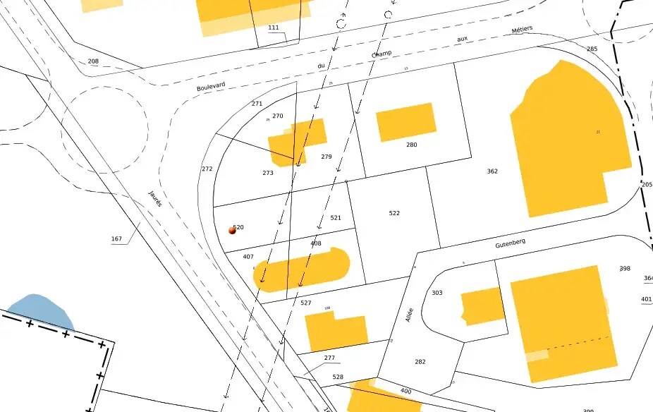 8 Allée Gutenberg, Quetigny for lease - Site Plan - Image 3 of 3