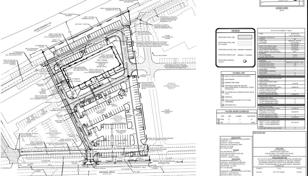 3465 National Dr, Plano, TX for lease - Site Plan - Image 3 of 7