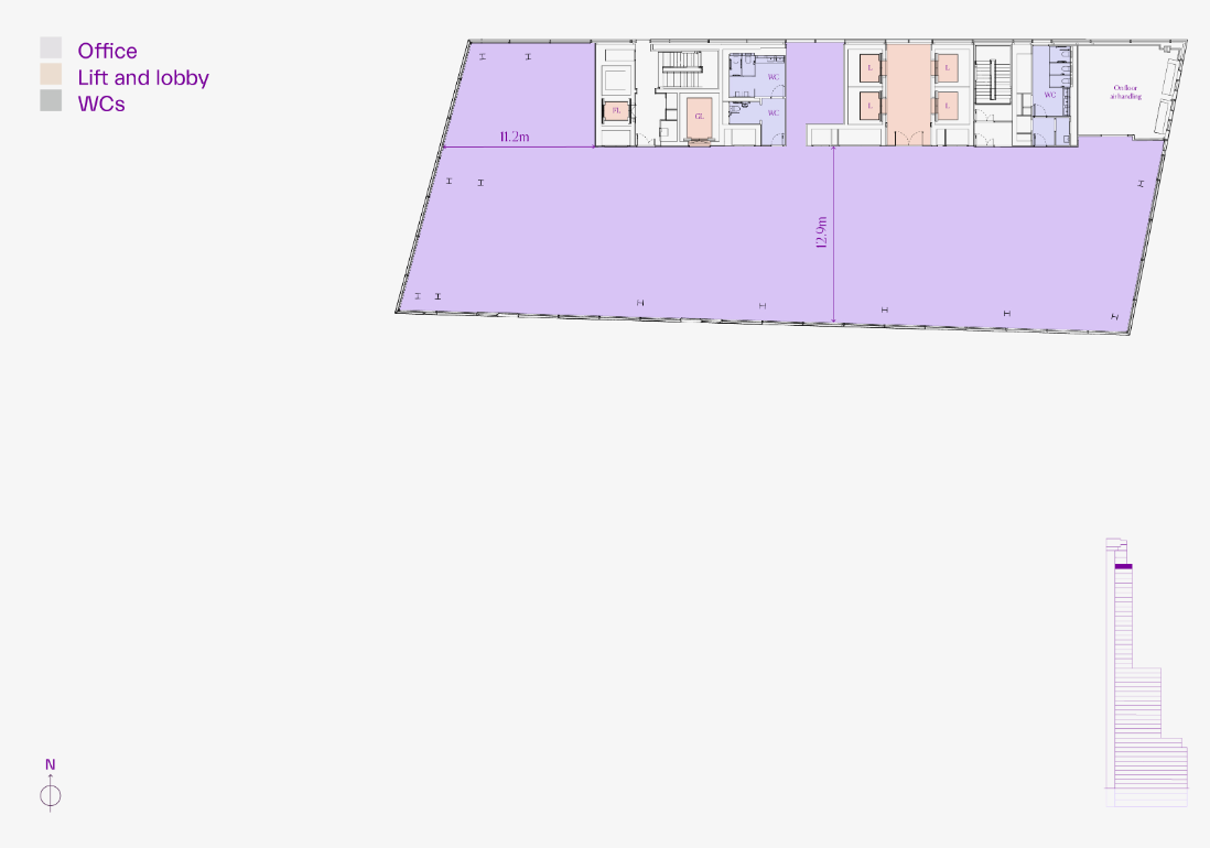 8 Bishopsgate, London for lease Floor Plan- Image 1 of 1