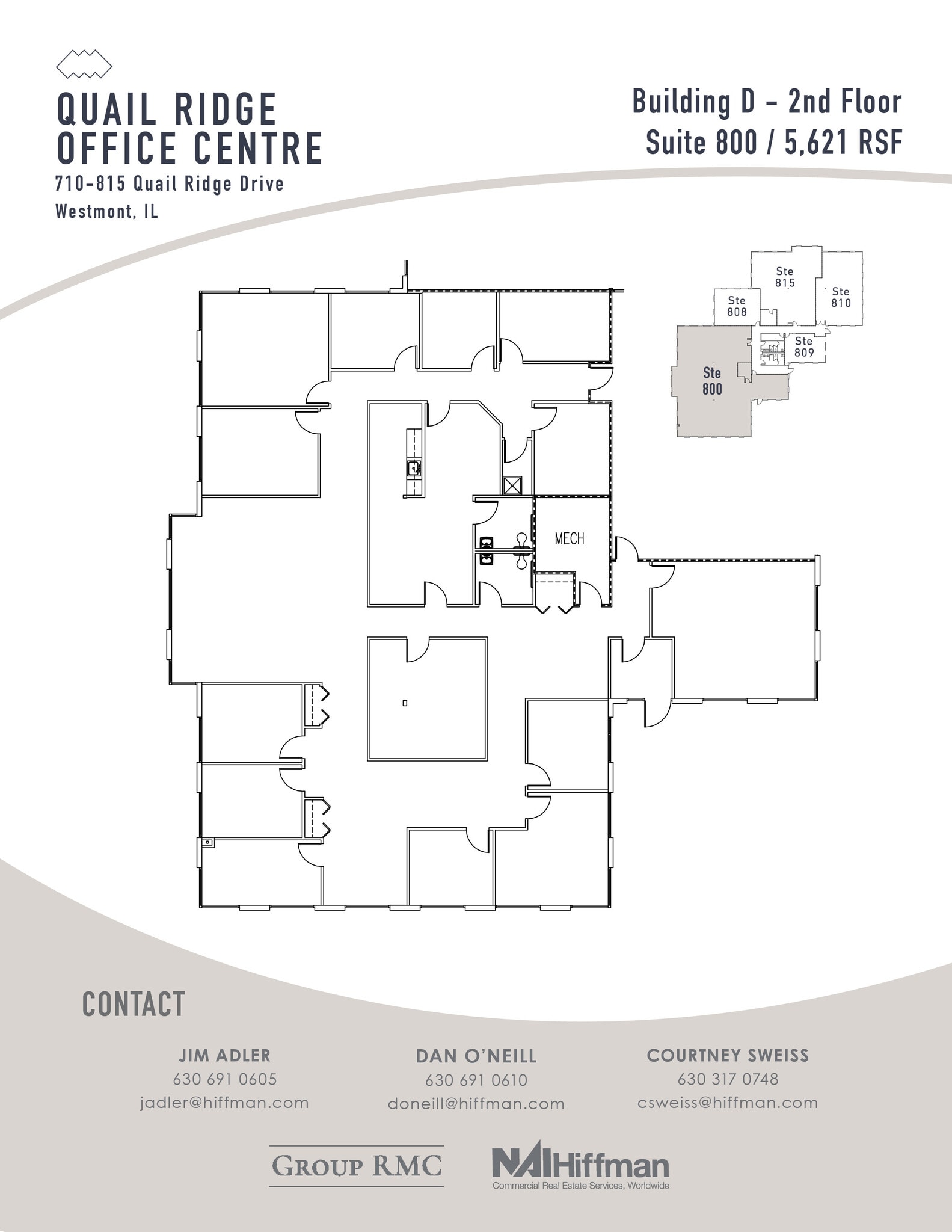 300-490 Quail Ridge Dr, Westmont, IL for lease Floor Plan- Image 1 of 1