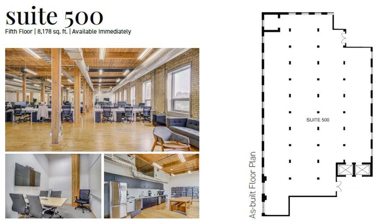 215 Spadina Ave, Toronto, ON for lease Floor Plan- Image 1 of 1
