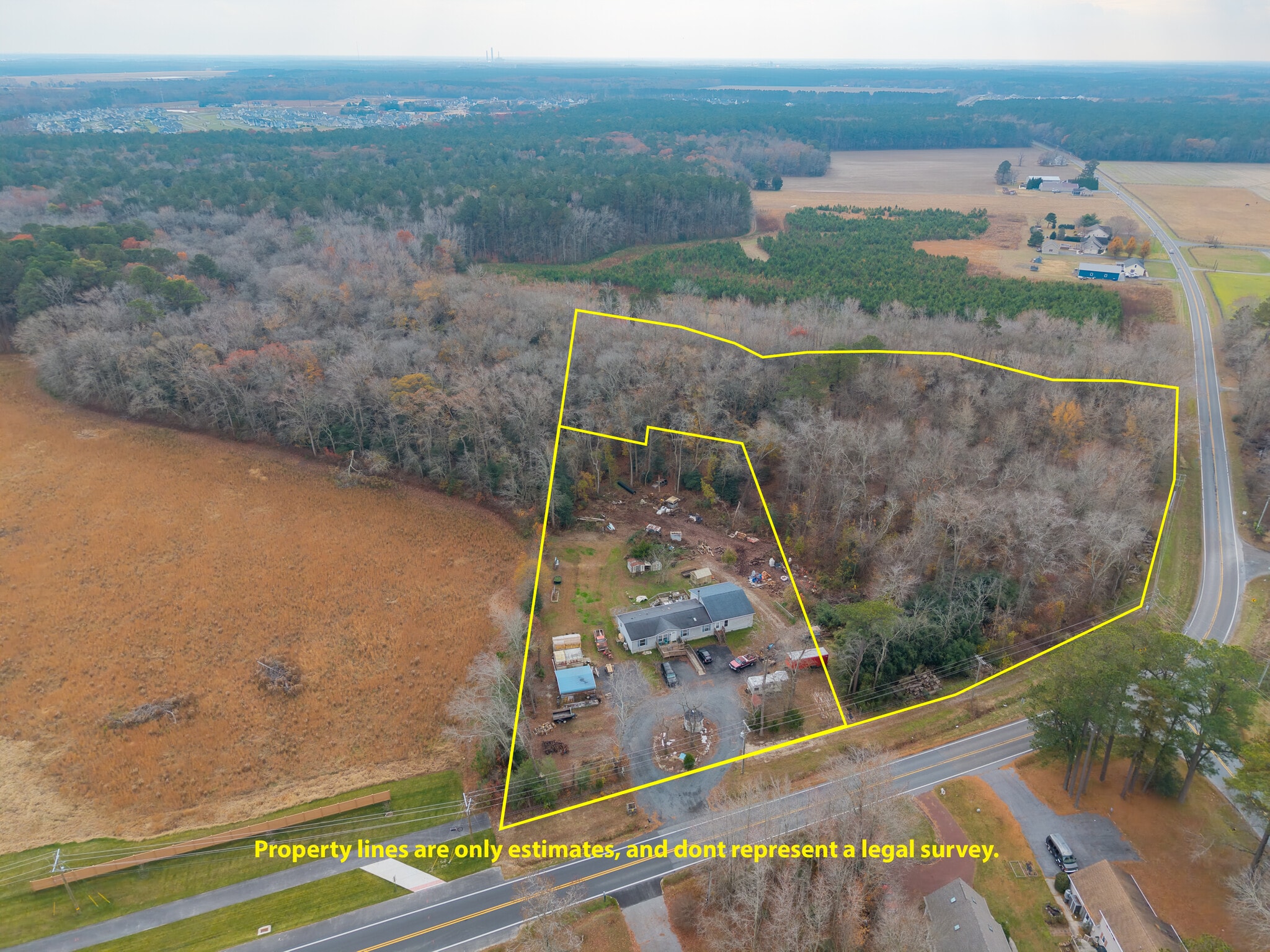 0 Rt 48, Harbeson, DE for sale Aerial- Image 1 of 5