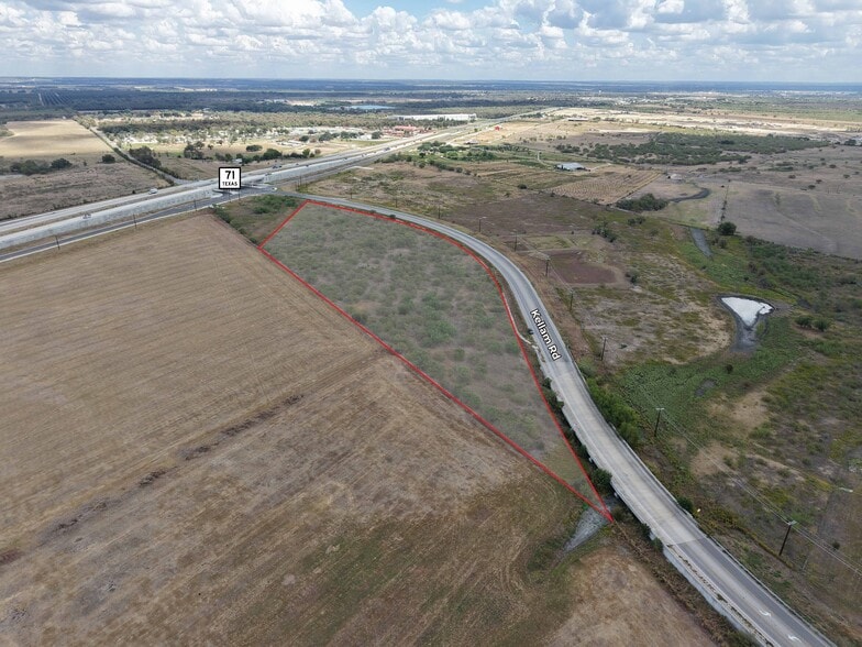 HIGHWAY 71 & KELLAM ROAD, Del Valle, TX for sale - Aerial - Image 3 of 4