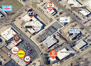 1807 Tower Dr, Monroe, LA - AERIAL  map view