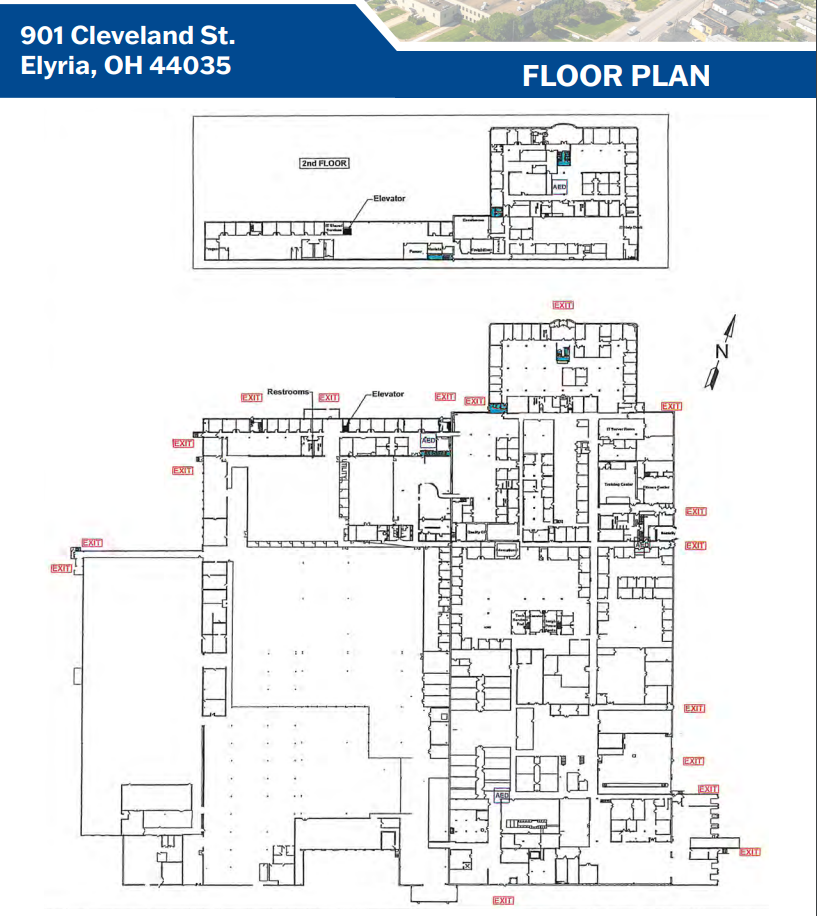 901 Cleveland St, Elyria, OH for lease Floor Plan- Image 1 of 1