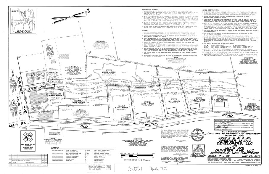 8 Dunster Ave, Greenville, NH for sale - Plat Map - Image 2 of 24