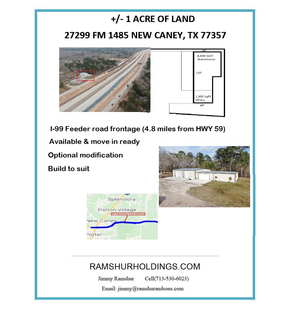 27299 Fm 1485 Rd, New Caney, TX for sale Building Photo- Image 1 of 1