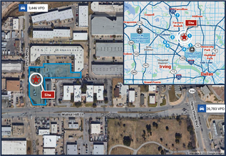 2607 Walnut Hill Ln, Dallas, TX - aerial  map view