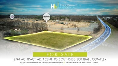 5195 Stadium Blvd, Jonesboro, AR - AERIAL  map view - Image1