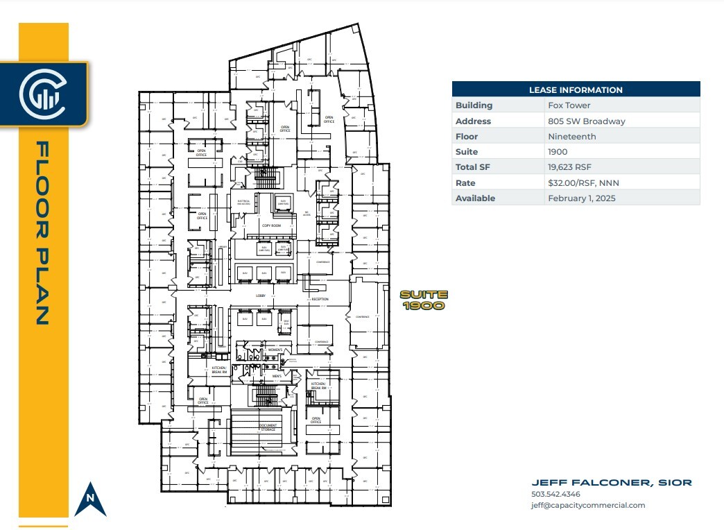 805 SW Broadway, Portland, OR for lease Floor Plan- Image 1 of 1