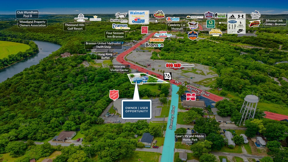 1140 W 76 Country Blvd, Branson, MO for sale - Building Photo - Image 3 of 6