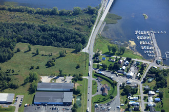 30 Bridge Rd, Rouses Point, NY - AERIAL  map view