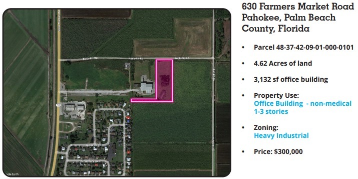 630 Farmers Market Rd, Pahokee, FL for sale - Primary Photo - Image 1 of 2