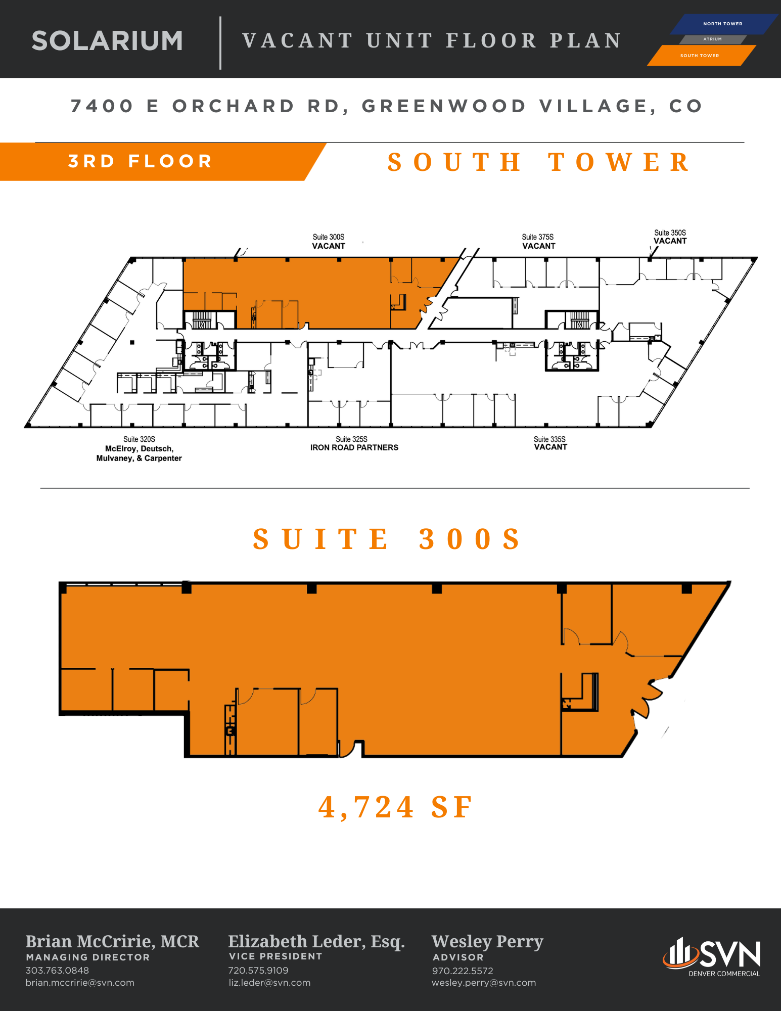 7400 E Orchard Rd, Greenwood Village, CO for lease Floor Plan- Image 1 of 1