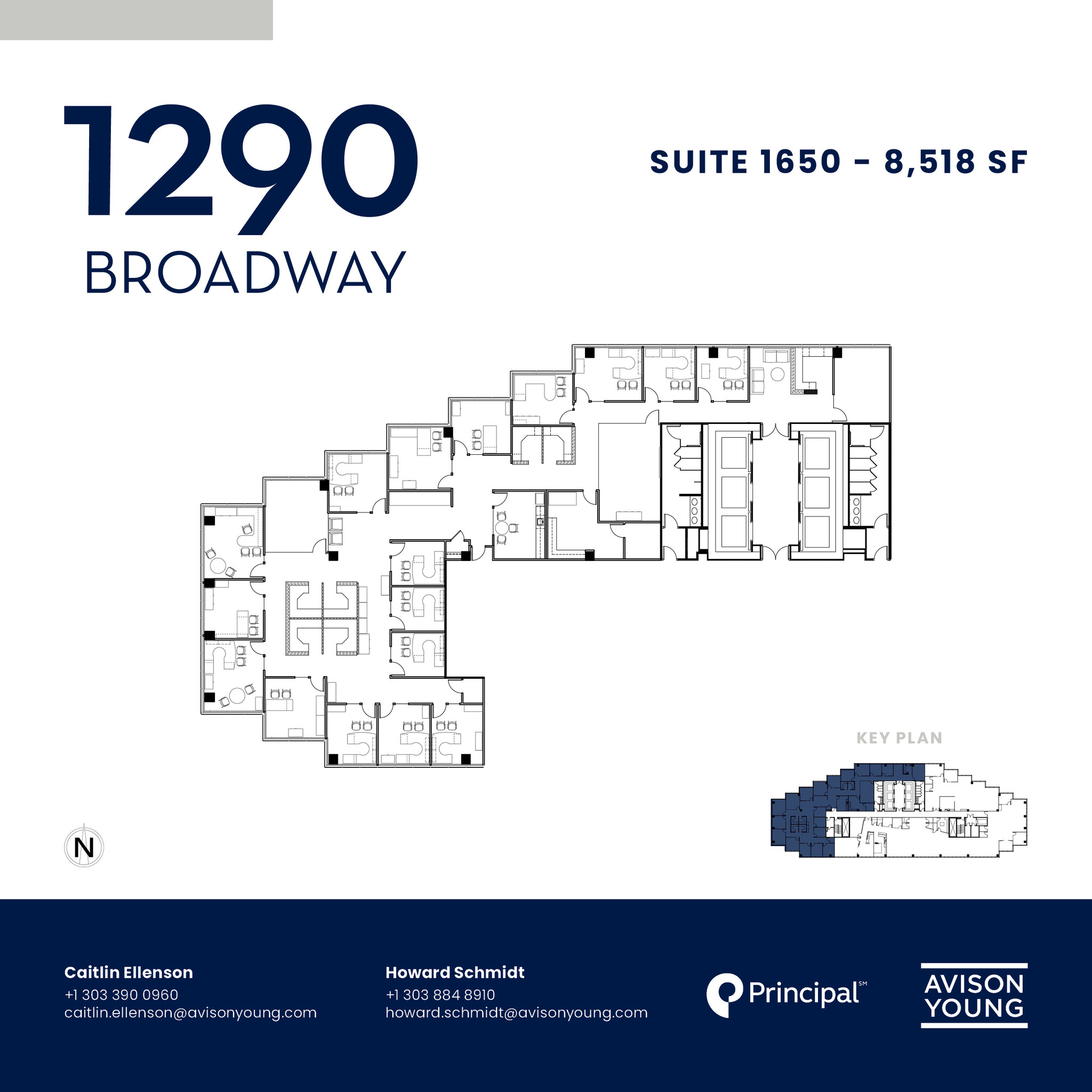 1290 Broadway, Denver, CO for lease Floor Plan- Image 1 of 1