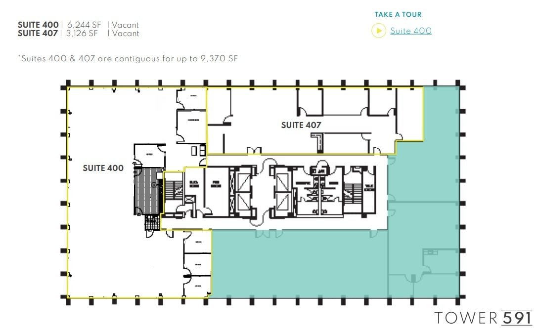 591 Camino de la Reina, San Diego, CA for lease Floor Plan- Image 1 of 1