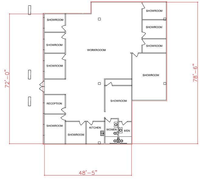 310-320 Regal Row, Dallas, TX for lease - Floor Plan - Image 3 of 4