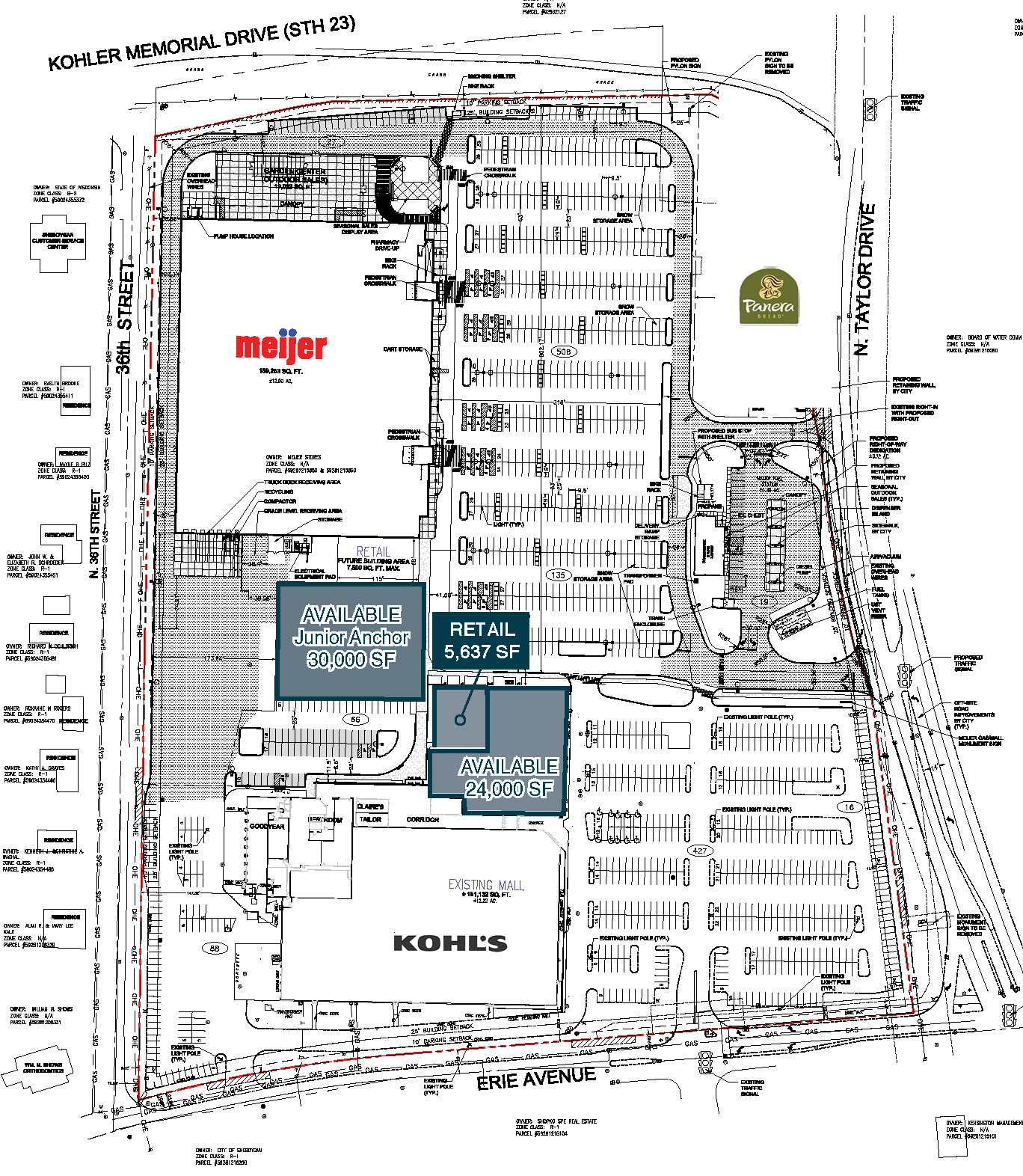 3347 Kohler Memorial Dr, Sheboygan, WI 53081 Memorial Mall