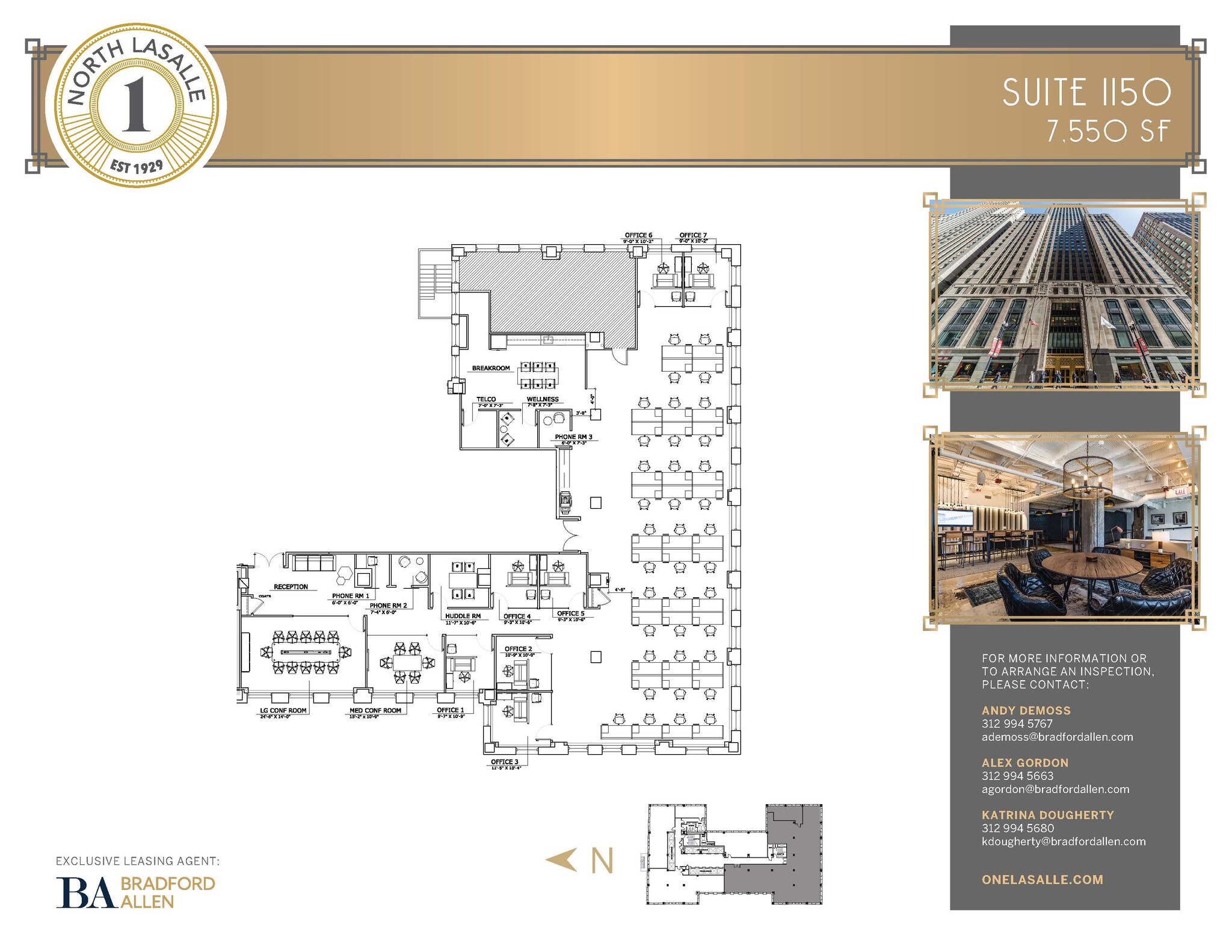 1 N La Salle St, Chicago, IL for lease Floor Plan- Image 1 of 1