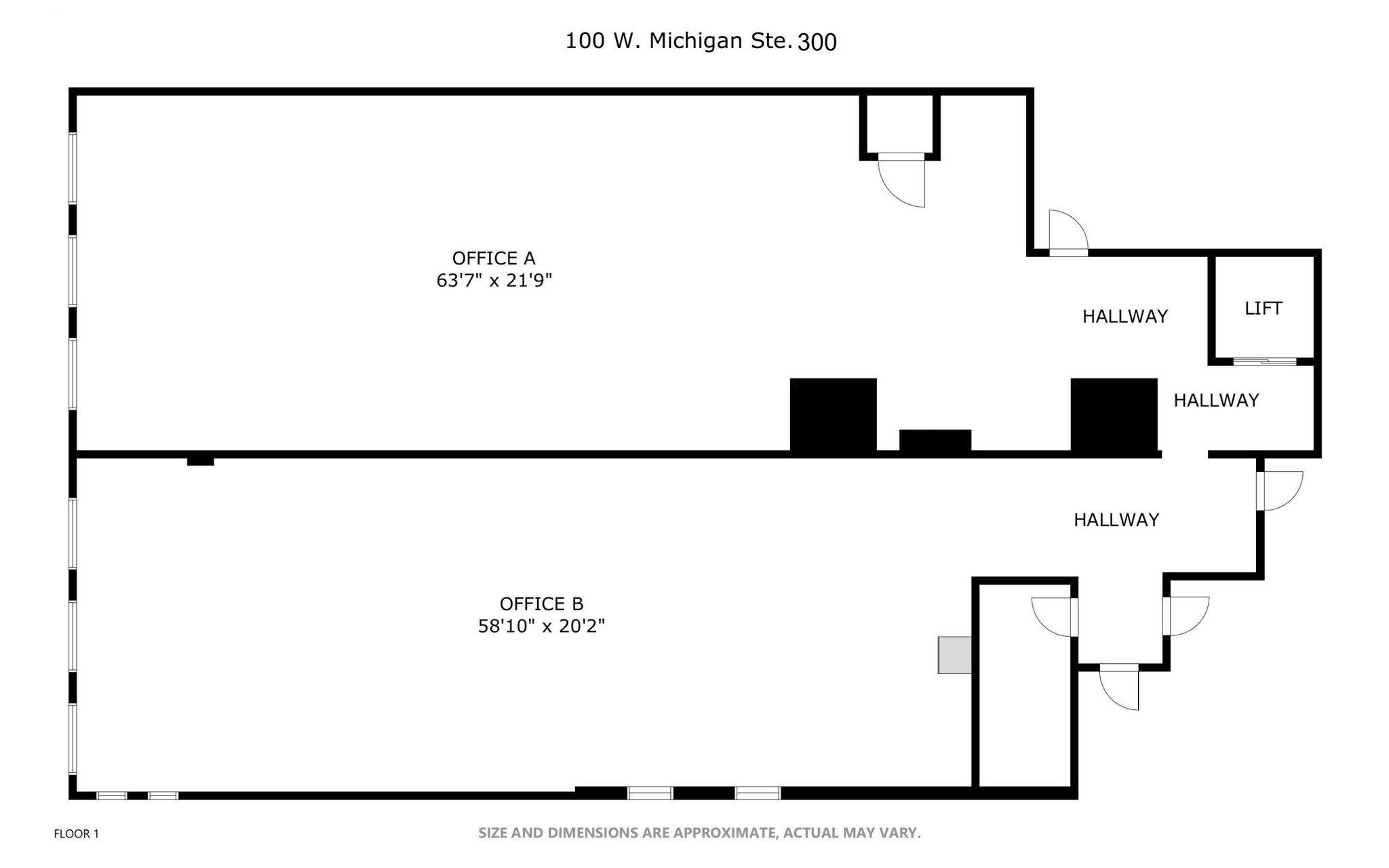 100-102 W Michigan Ave, Ypsilanti, MI for lease Building Photo- Image 1 of 2