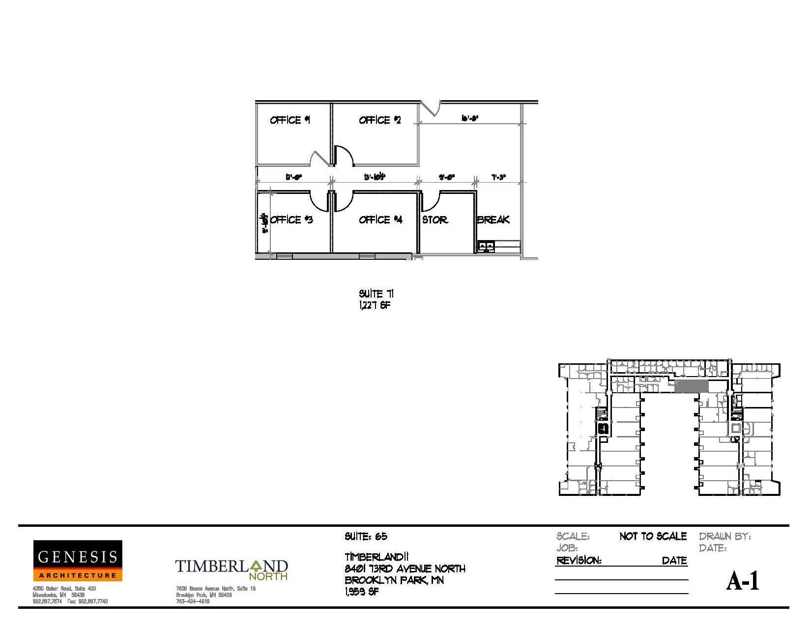 7308 Aspen Ln N, Brooklyn Park, MN for lease Floor Plan- Image 1 of 1