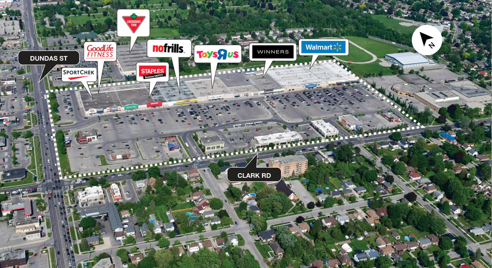 1925 Dundas St, London, ON for lease - Aerial - Image 1 of 1