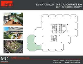 535-575 Anton Blvd, Costa Mesa, CA for lease Floor Plan- Image 1 of 3