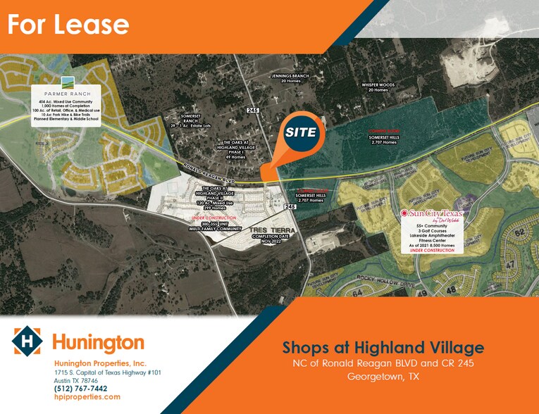 NWC of Ronald Reagan BLVD & CR 245, Georgetown, TX for sale - Building Photo - Image 1 of 1