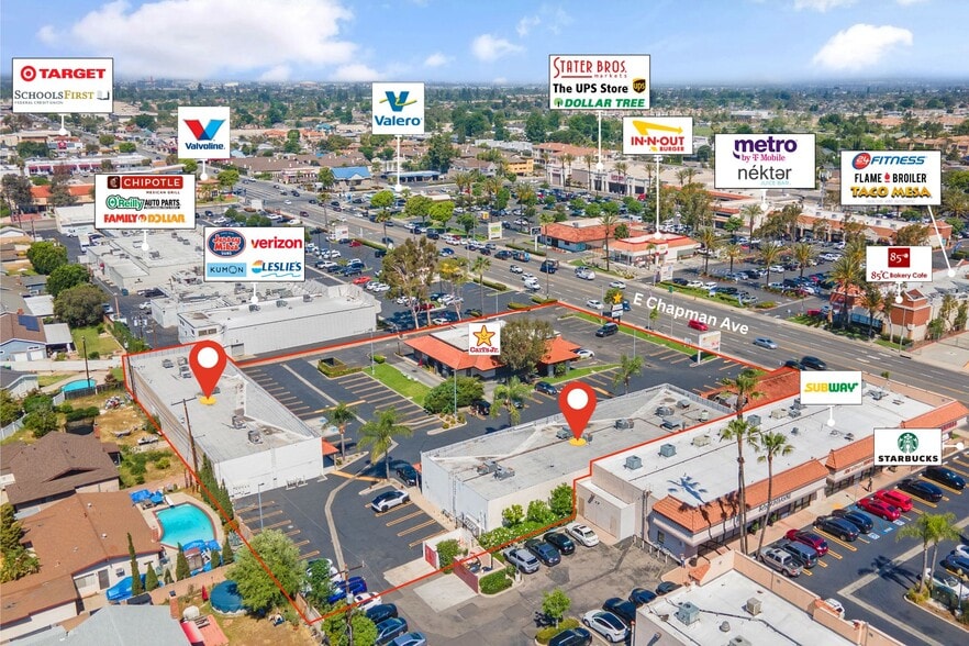 3512-3538 E Chapman Ave, Orange, CA for lease - Building Photo - Image 1 of 15