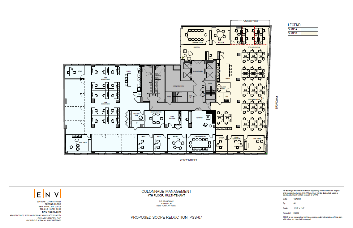 217 Broadway, New York, NY for lease Floor Plan- Image 1 of 5