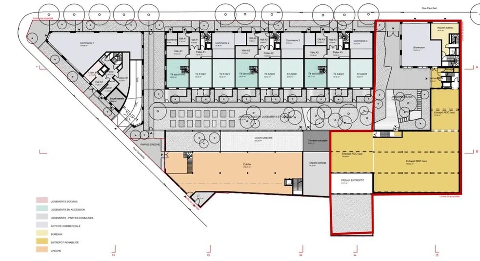 Multifamily in Pantin for sale - Site Plan - Image 1 of 1
