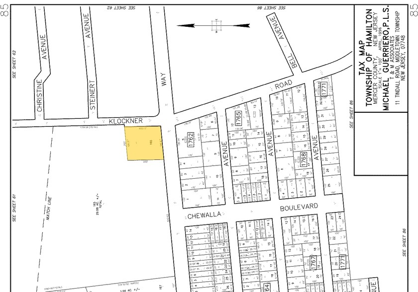 1930 Nottingham Way, Trenton, NJ for sale - Plat Map - Image 2 of 6