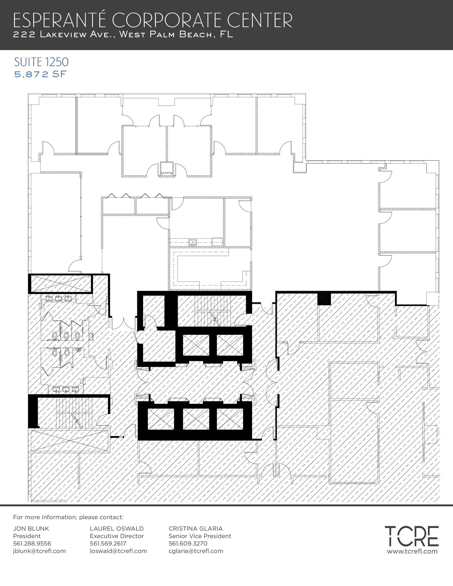 222 Lakeview Ave, West Palm Beach, FL for lease Floor Plan- Image 1 of 1