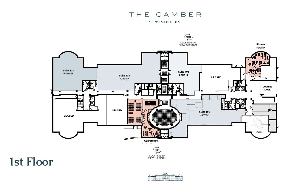 14501 George Carter Way, Chantilly, VA for lease Floor Plan- Image 1 of 3
