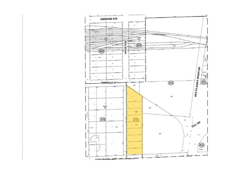 9450 W Bryn Mawr Ave, Rosemont, IL for lease - Plat Map - Image 2 of 7