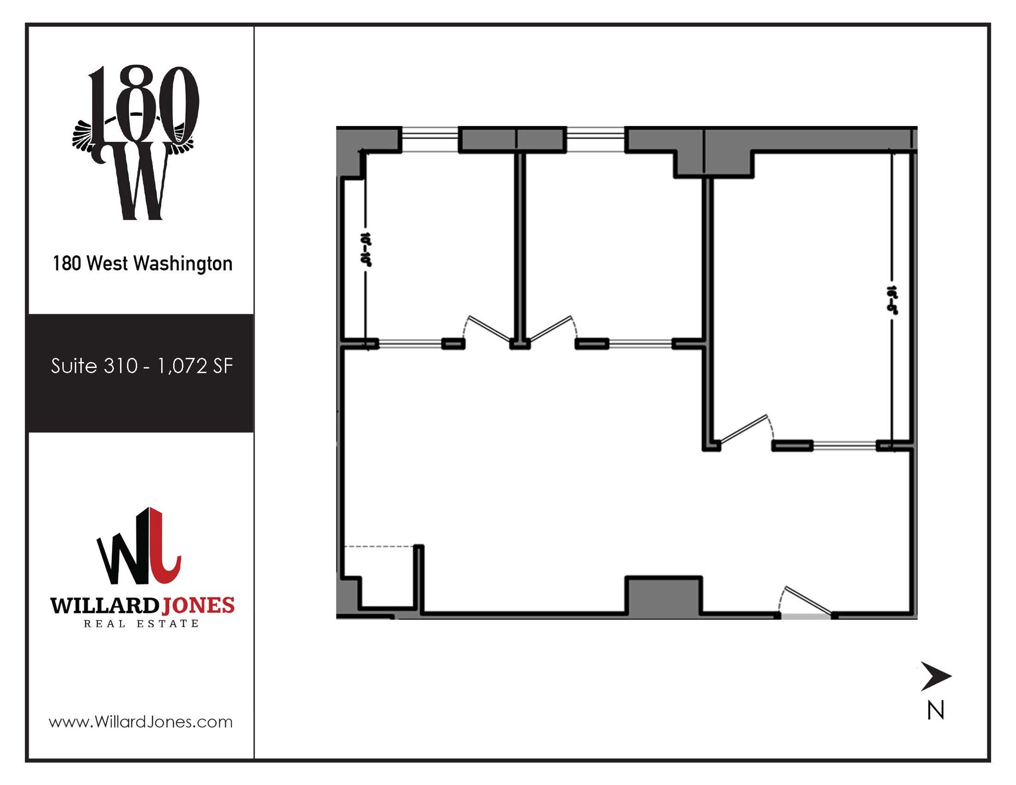 180 W Washington St, Chicago, IL for lease Floor Plan- Image 1 of 1